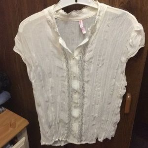 See through babydoll button up